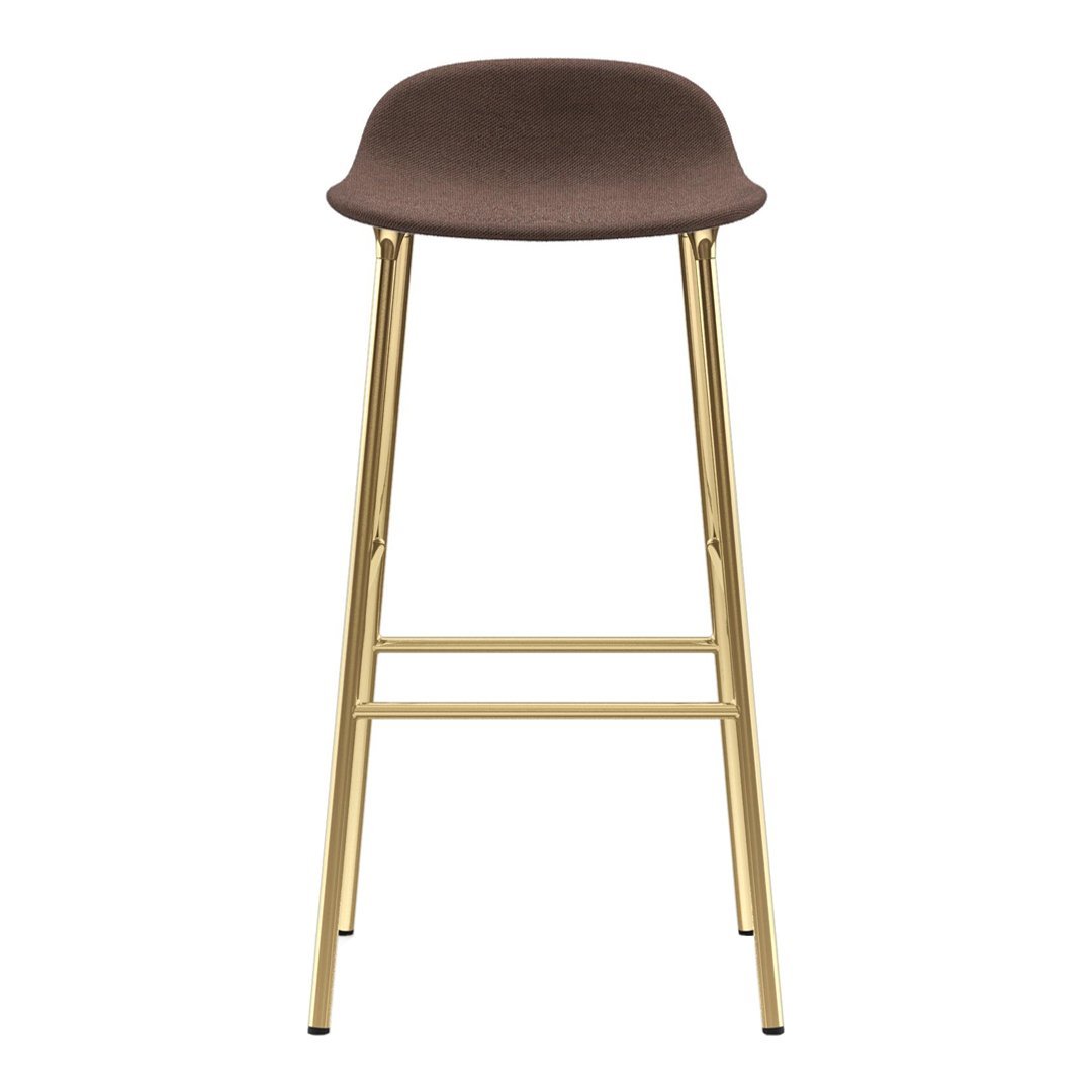 Normann Copenhagen Form Bar Stool - Metal Legs - Upholstered