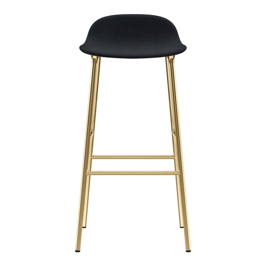 Normann Copenhagen Form Bar Stool - Metal Legs - Upholstered