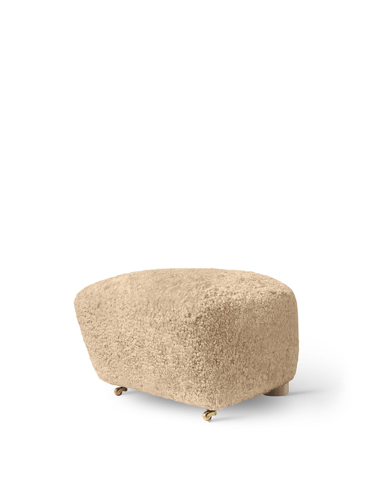 Audo Tired Man Ottoman, Sheepskin