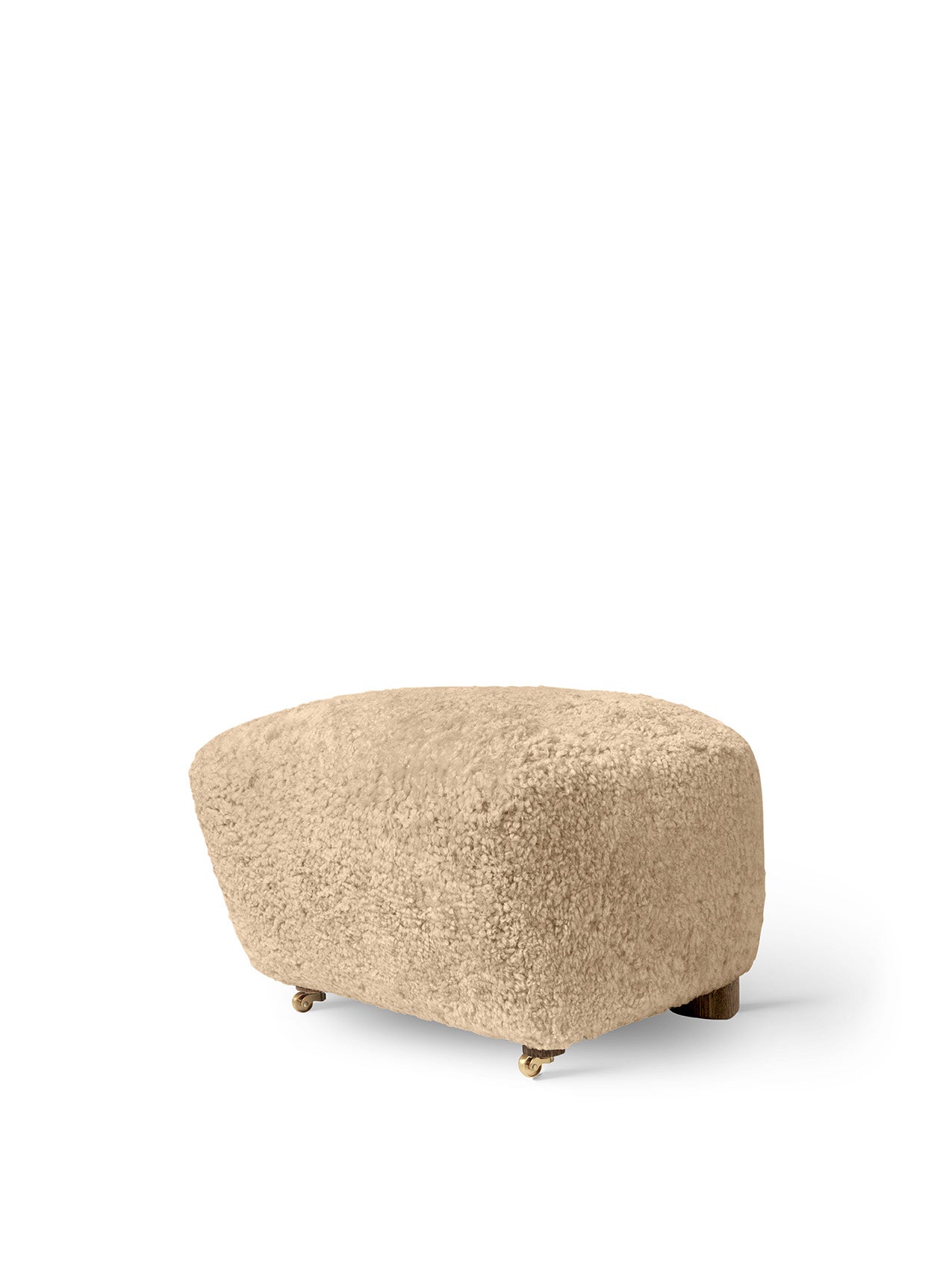 Audo Tired Man Ottoman, Sheepskin