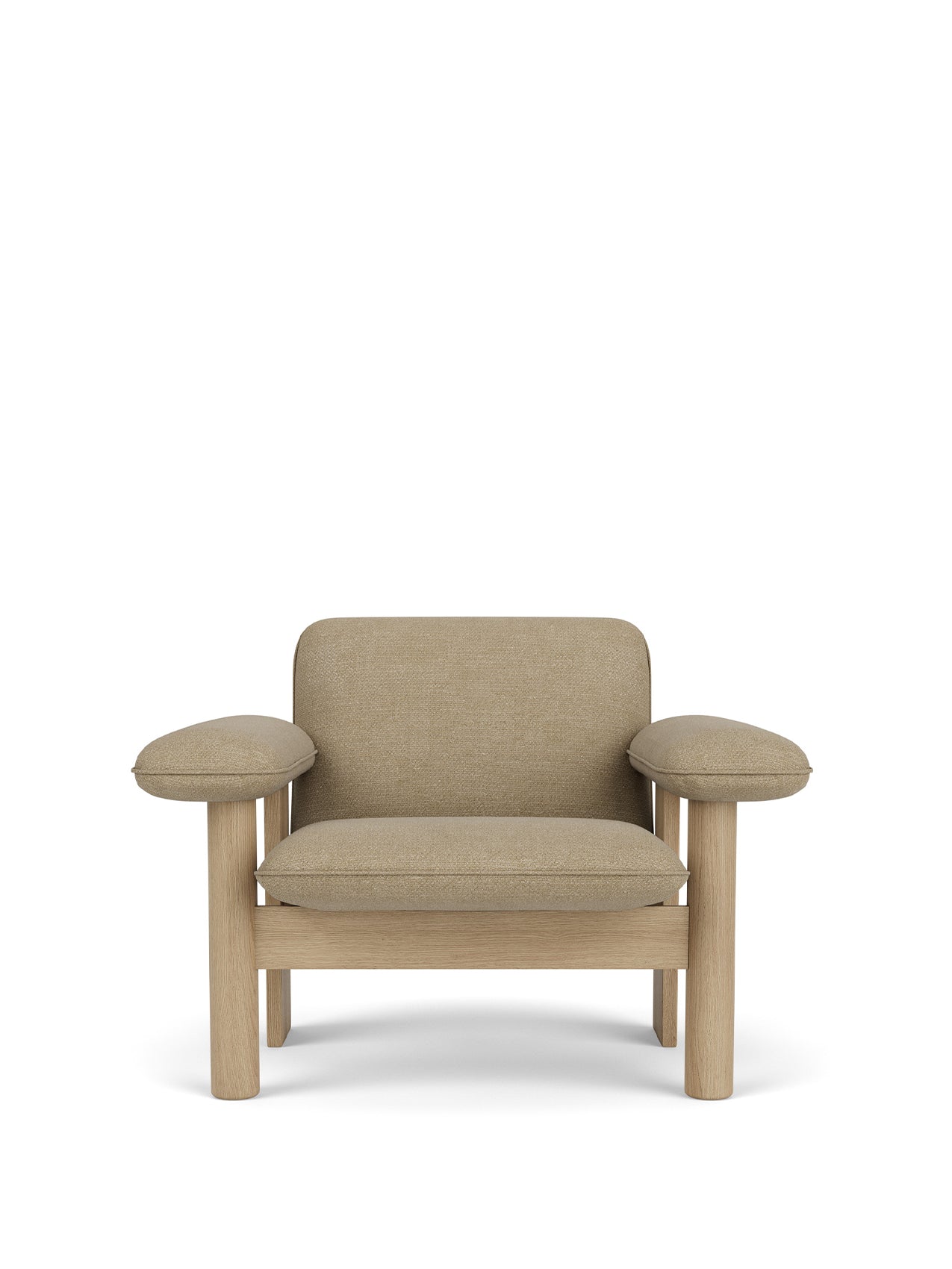 Audo Brasilia Lounge Chair, Low Back, Textile