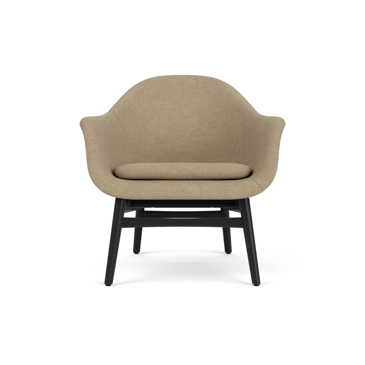 Audo Harbour Lounge Chair - Audo Bouclé US 02 | Black Oak