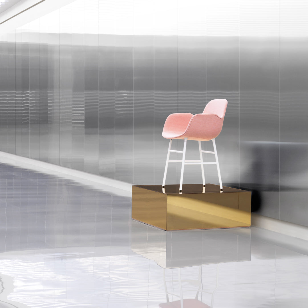 Normann Copenhagen Form Armchair - Metal Legs - Upholstered