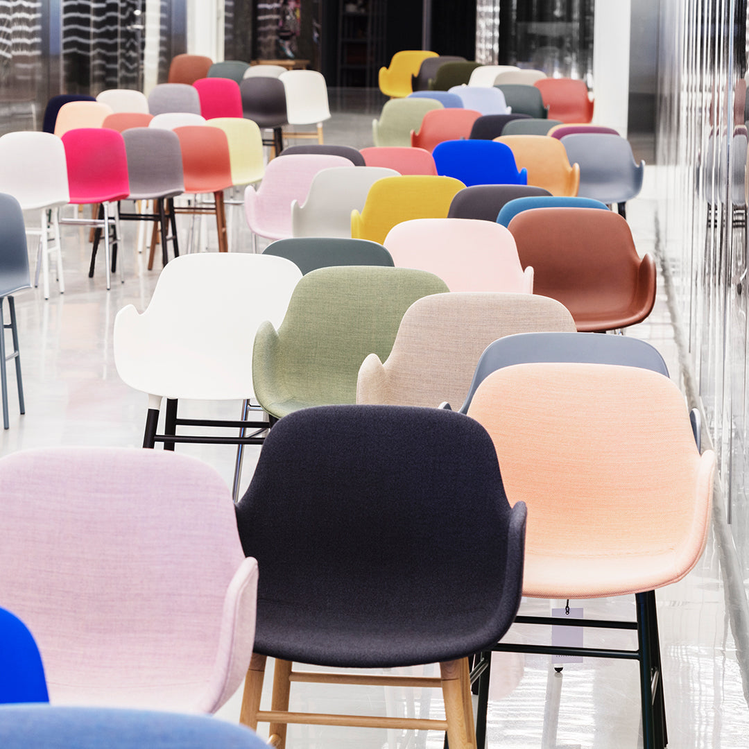 Normann Copenhagen Form Chair - Wood Legs - Upholstered