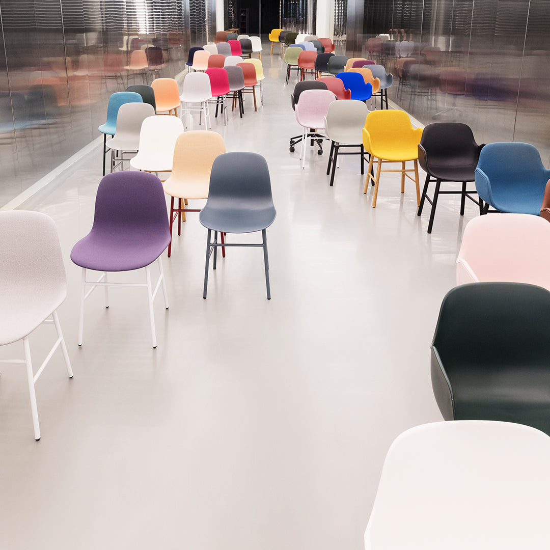 Normann Copenhagen Form Chair - Wood Legs - Upholstered