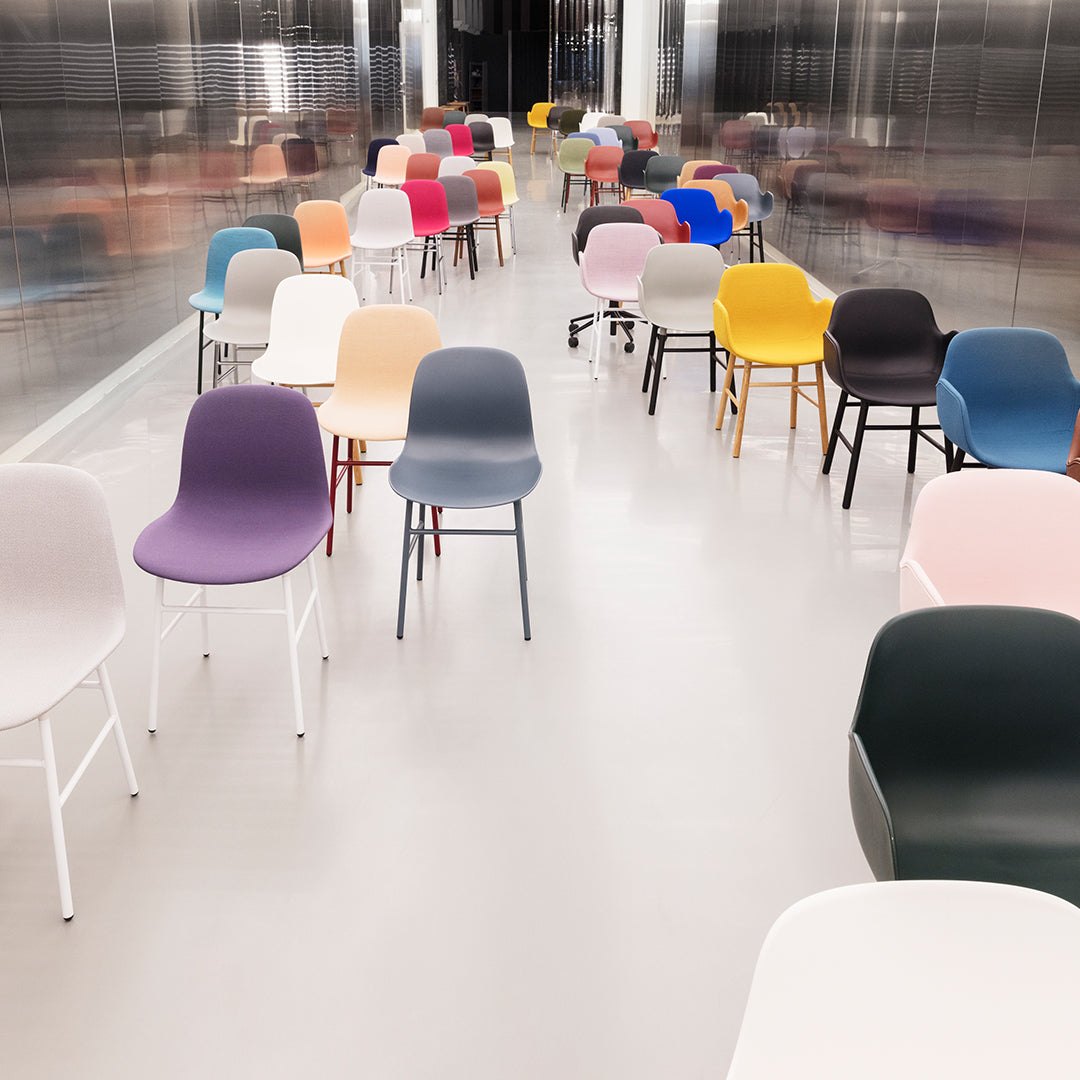 Normann Copenhagen Form Chair - Metal Legs - Upholstered