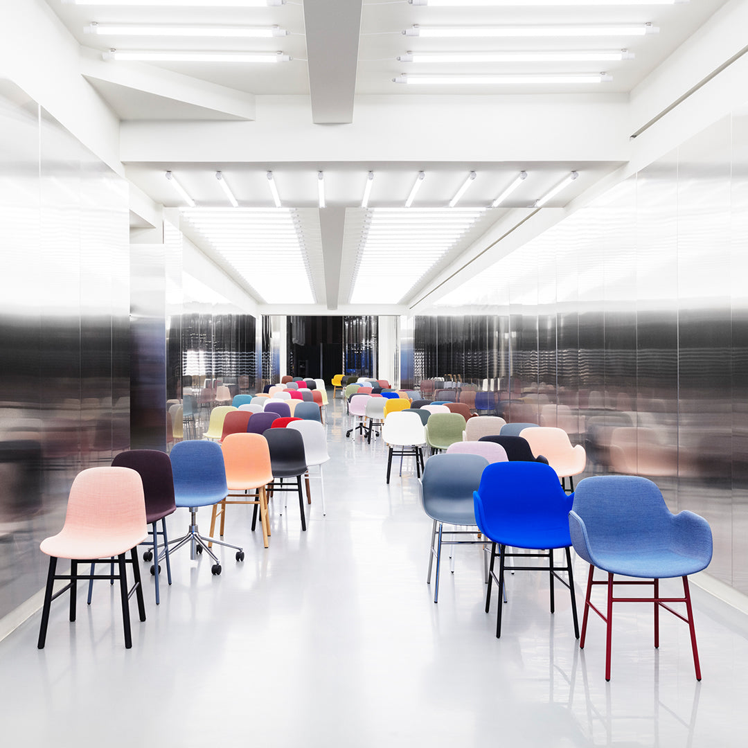 Normann Copenhagen Form Chair - Metal Legs - Upholstered