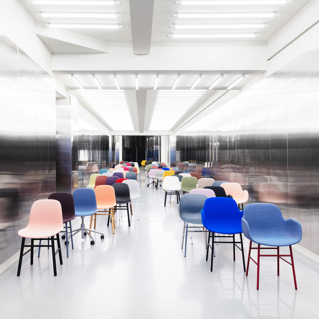 Normann Copenhagen Form Armchair - Metal Legs - Upholstered