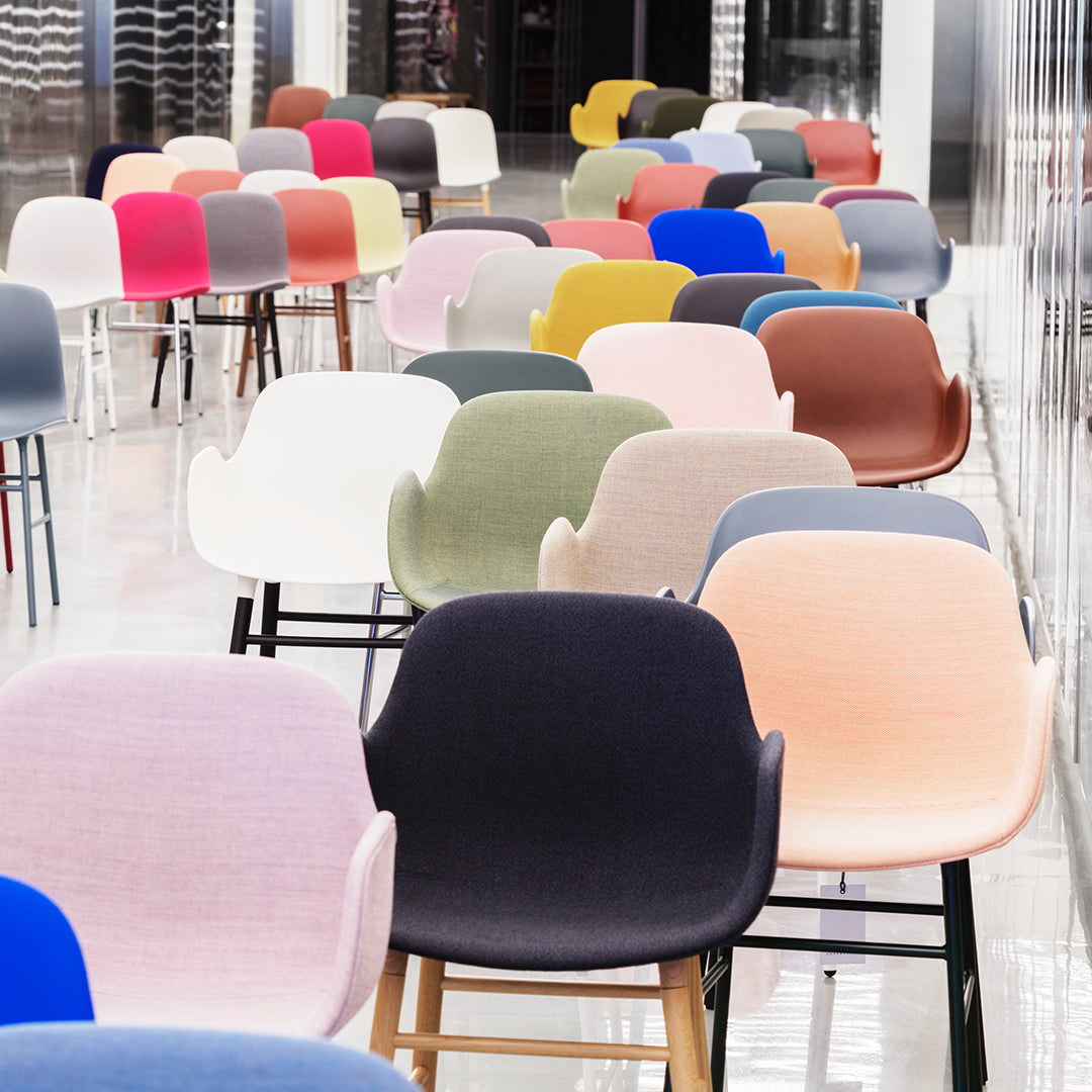 Normann Copenhagen Form Armchair - Wood Legs - Upholstered