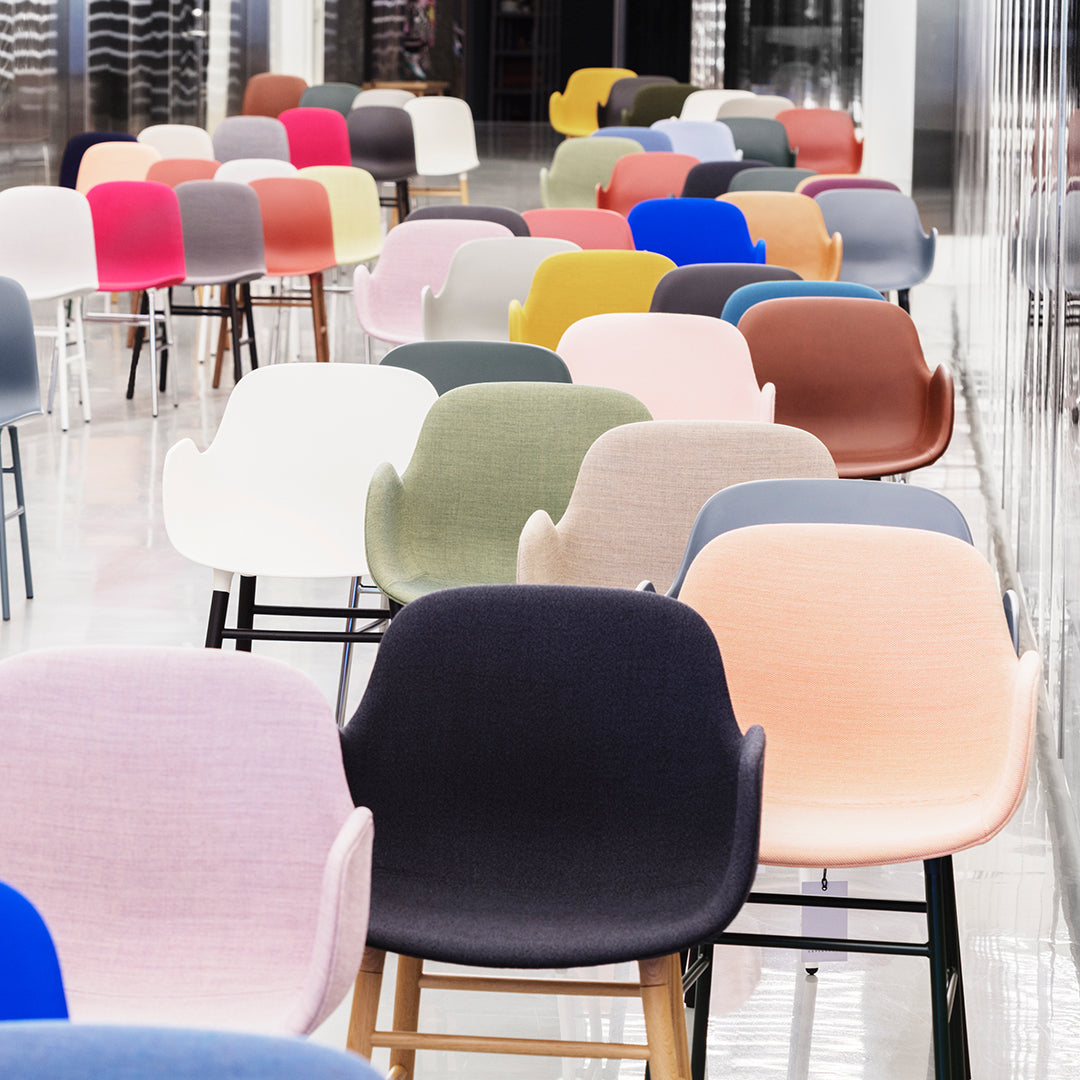 Normann Copenhagen Form Chair - Metal Legs - Upholstered