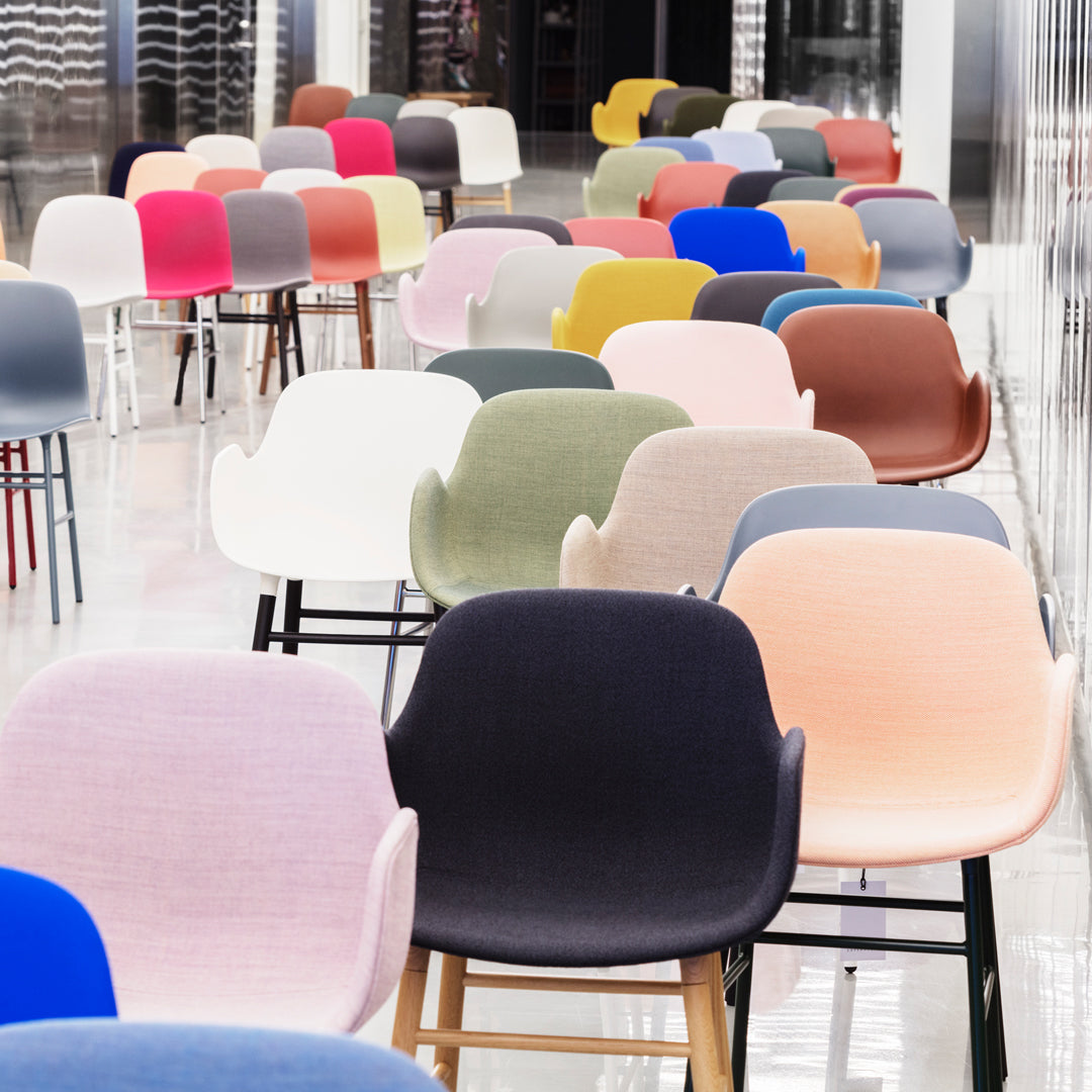 Normann Copenhagen Form Armchair - Metal Legs - Upholstered