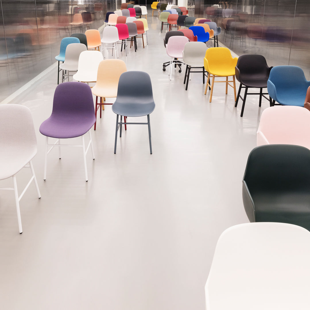 Normann Copenhagen Form Armchair - Metal Legs - Upholstered