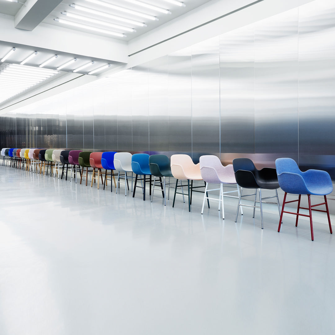 Normann Copenhagen Form Armchair - Metal Legs - Upholstered