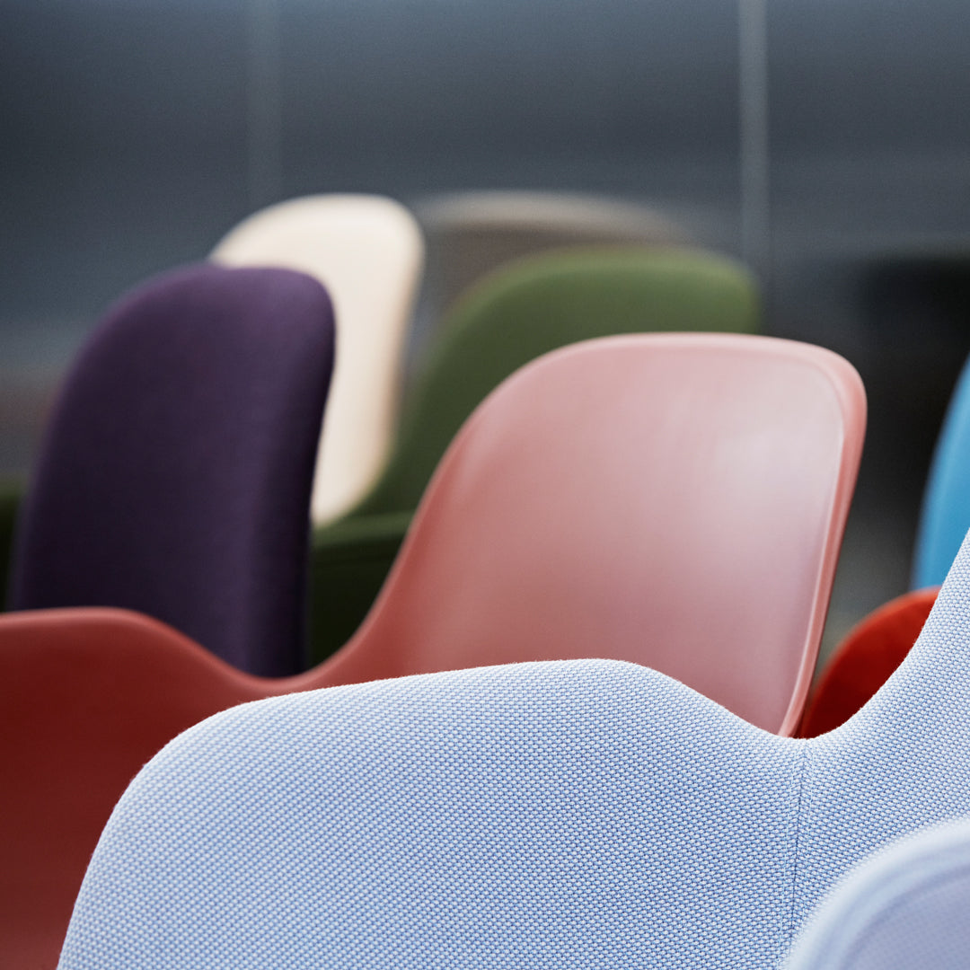 Normann Copenhagen Form Armchair - Metal Legs - Upholstered