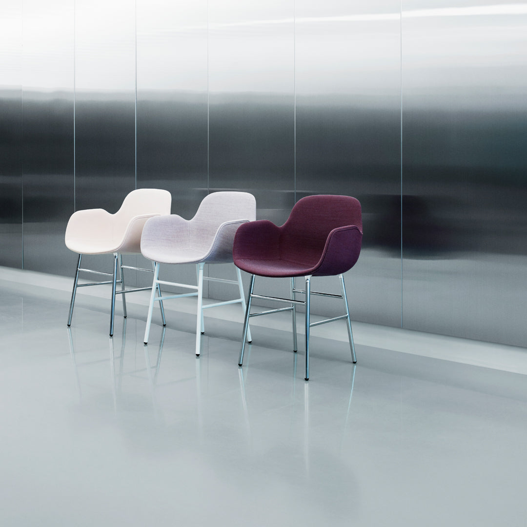 Normann Copenhagen Form Armchair - Metal Legs - Upholstered