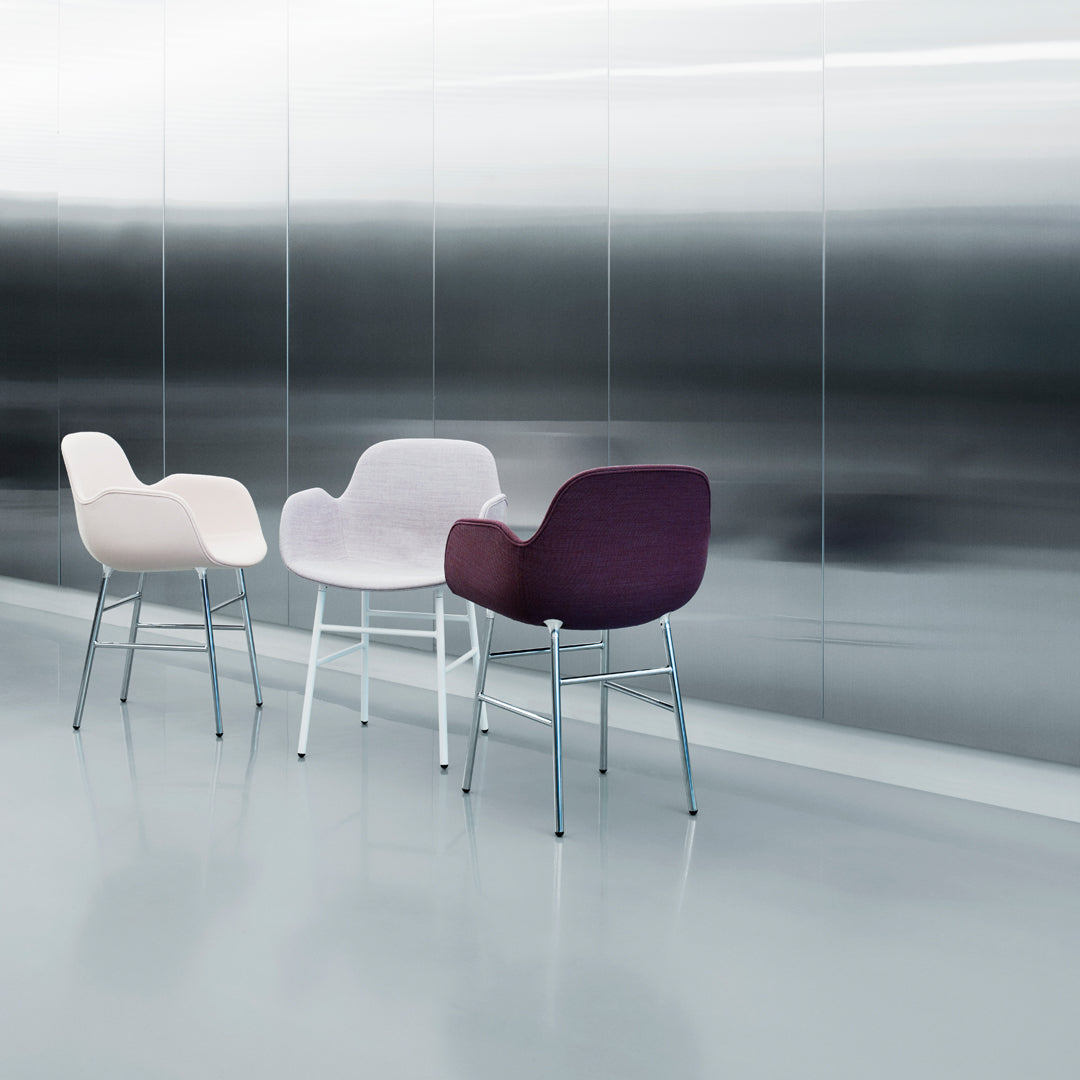 Normann Copenhagen Form Armchair - Metal Legs - Upholstered