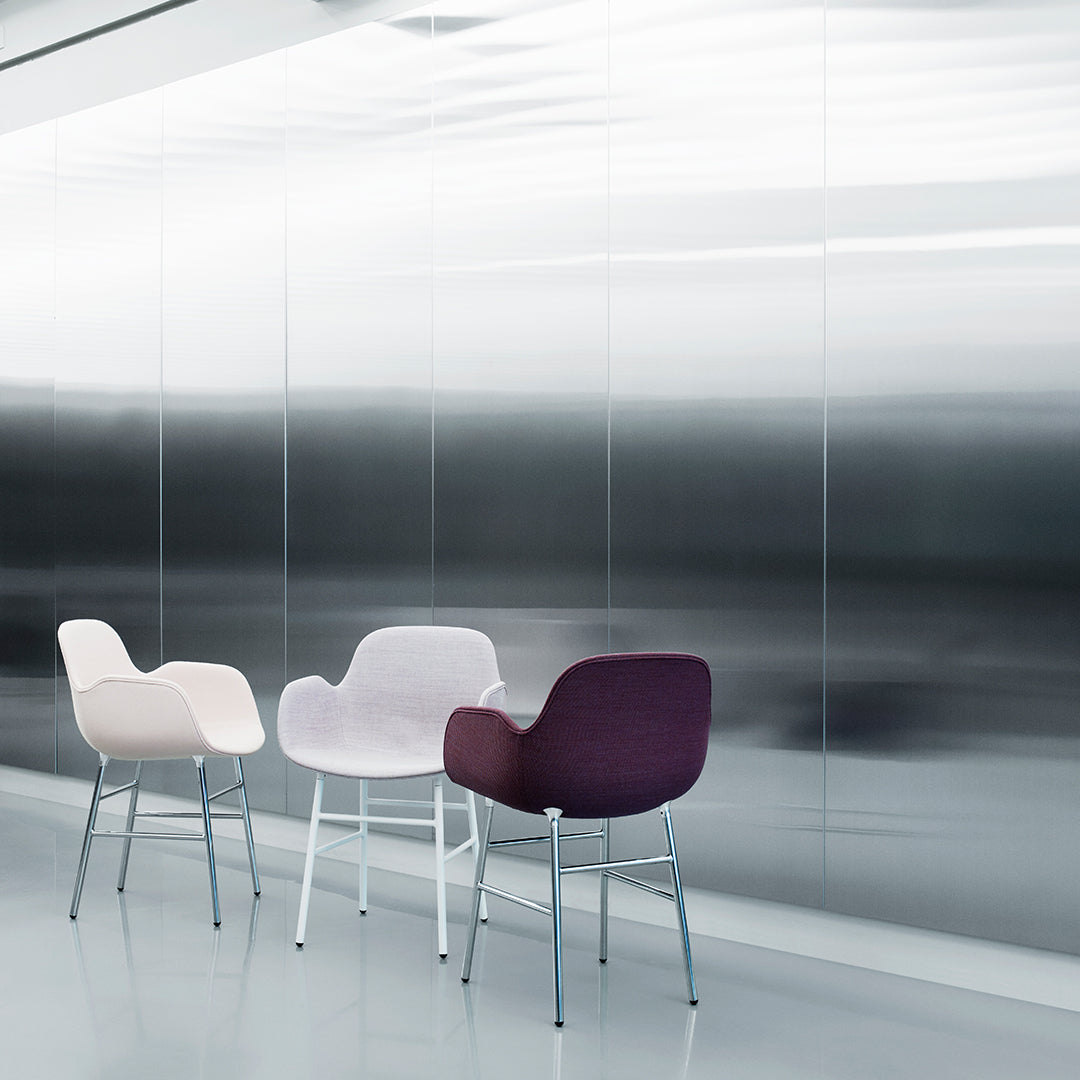 Normann Copenhagen Form Chair - Metal Legs - Upholstered