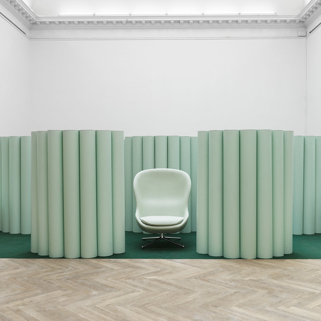 Normann Copenhagen Hyg Lounge Chair High - Swivel Base