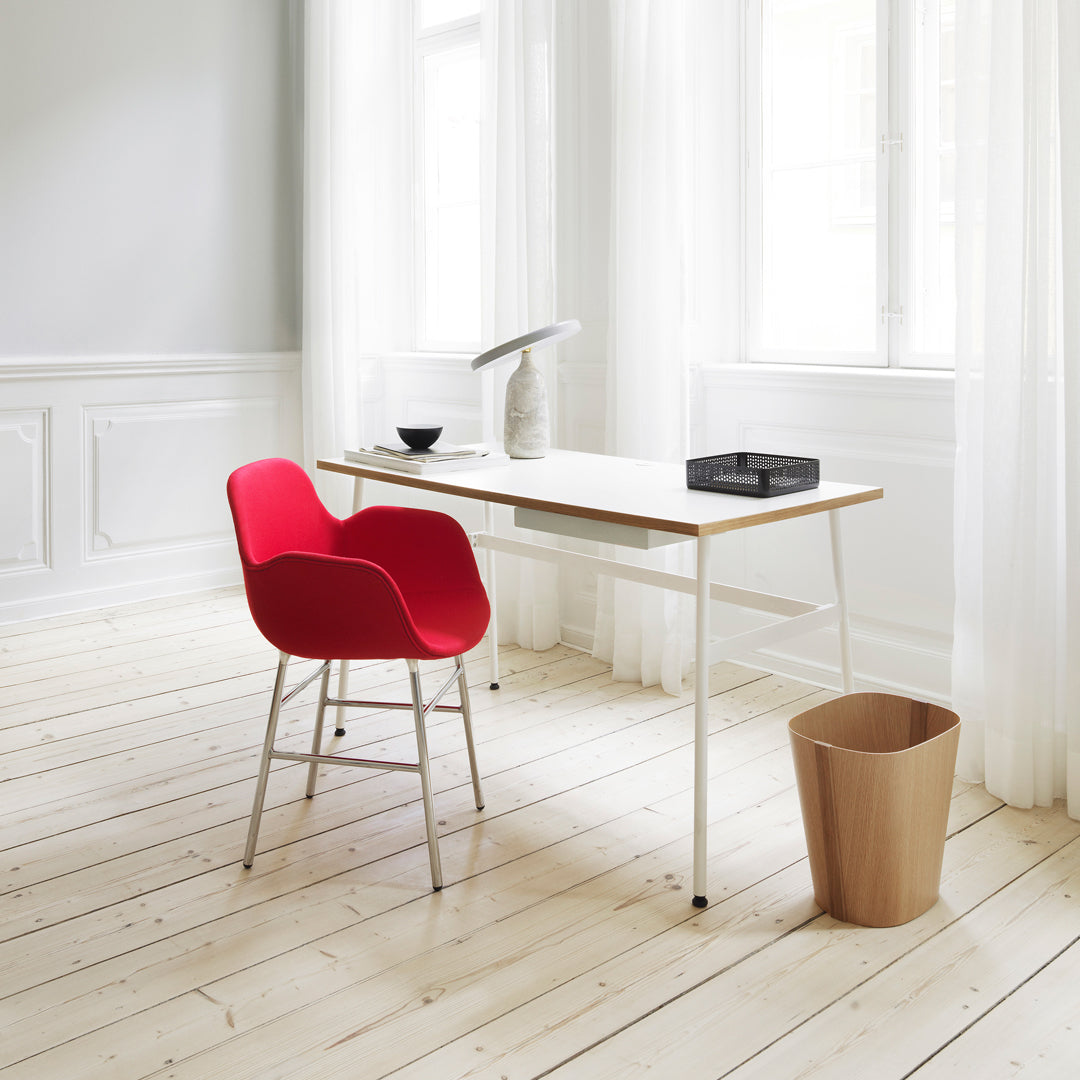 Normann Copenhagen Form Armchair - Metal Legs - Upholstered