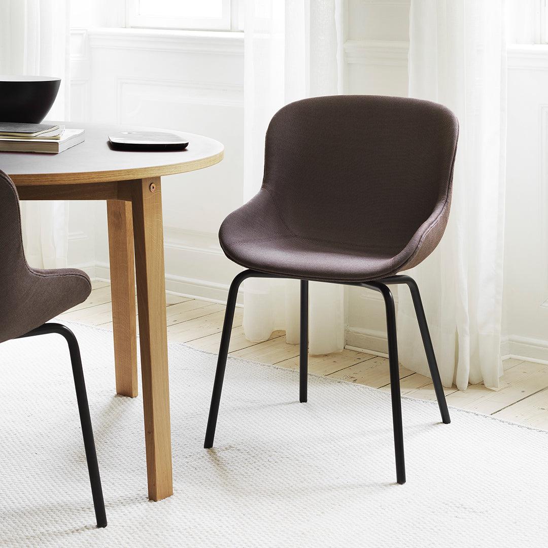 Normann Copenhagen Hyg Side Chair - Steel 4-Leg, Upholstered