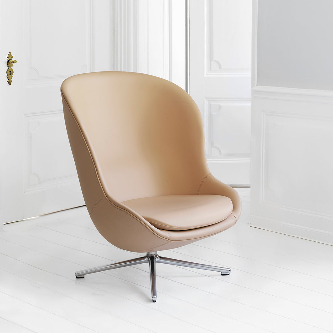 Normann Copenhagen Hyg Lounge Chair High - Swivel Base