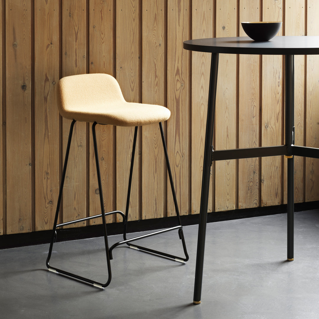 Normann Copenhagen Just Counter Stool w/ Back - Fully Upholstered
