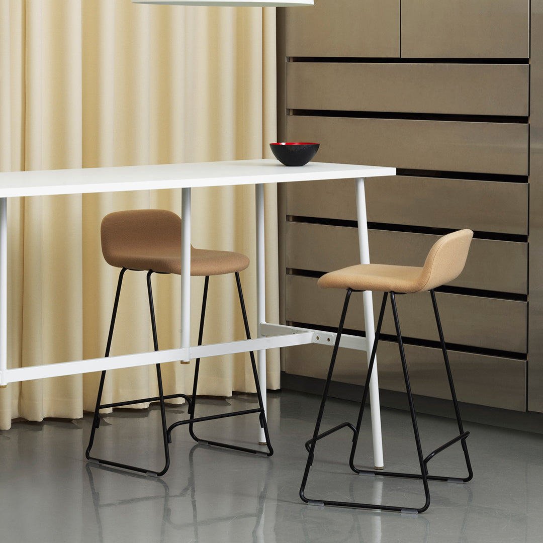 Normann Copenhagen Just Bar Stool w/ Back - Fully Upholstered