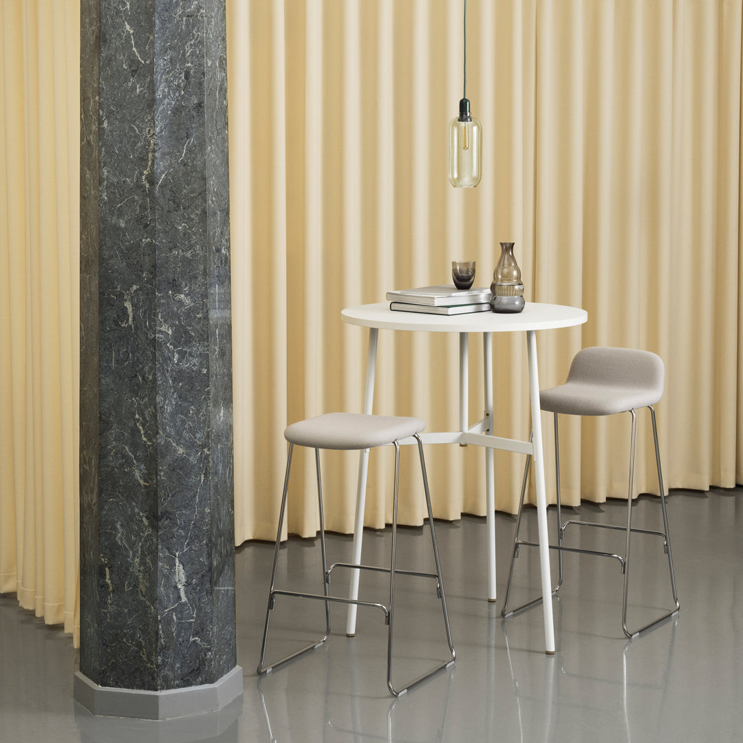 Normann Copenhagen Just Bar Stool w/ Back - Fully Upholstered
