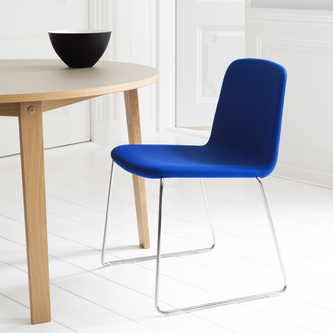 Normann Copenhagen Just Chair - Steel - Fully Upholstered - Stackable