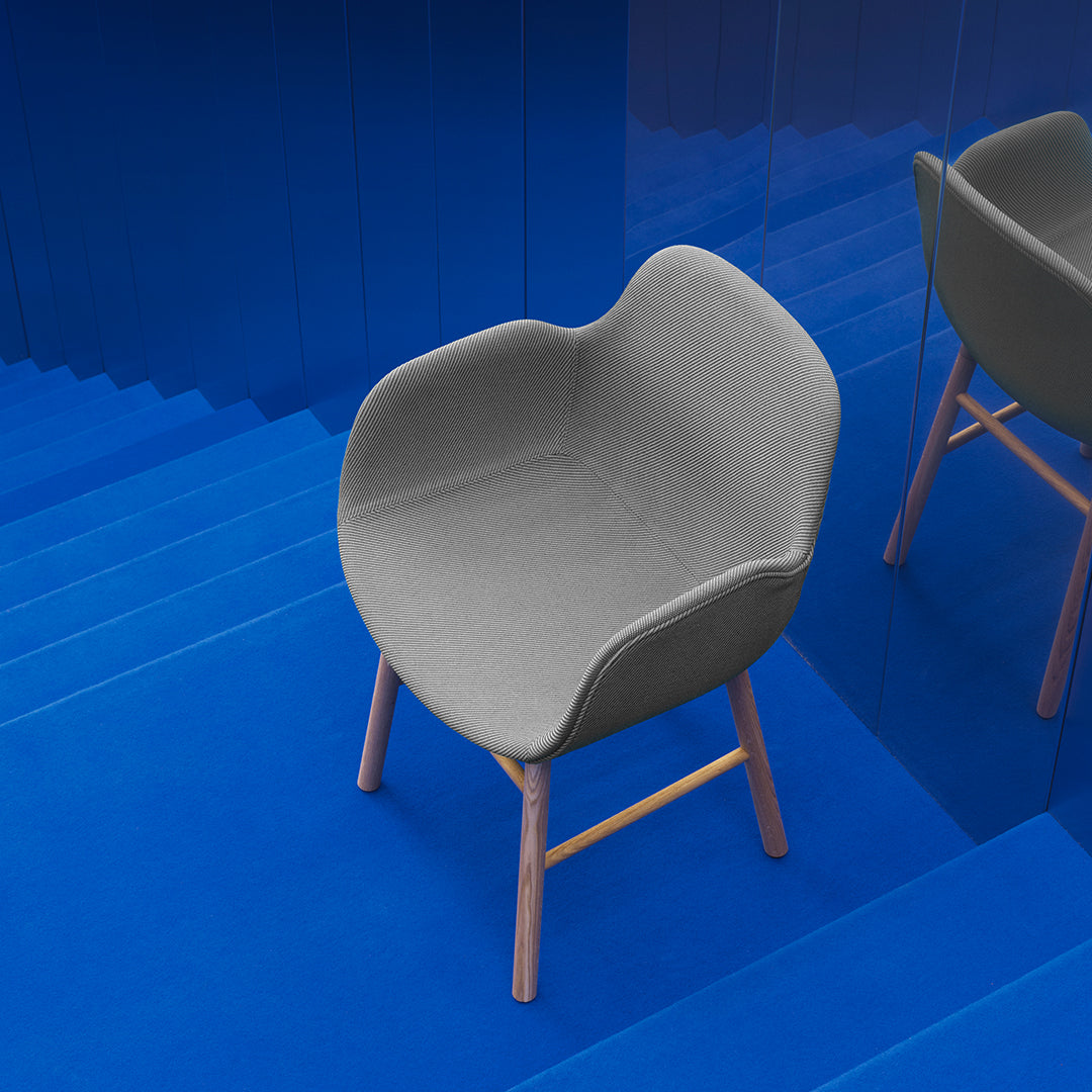 Normann Copenhagen Form Armchair - Wood Legs - Upholstered