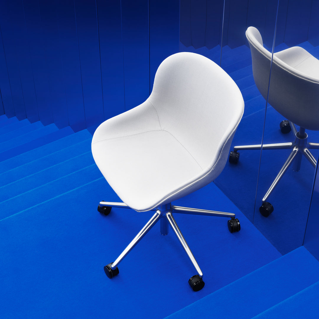 Normann Copenhagen Hyg Chair - 5-Star Base w/ Gas Lift, Upholstered
