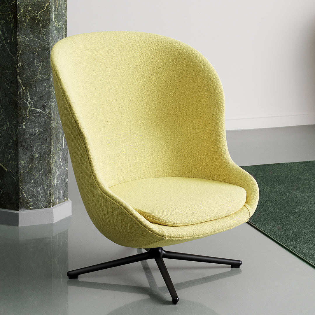 Normann Copenhagen Hyg Lounge Chair High - Swivel Base