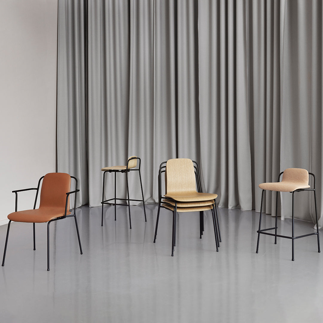 Normann Copenhagen Studio Counter Stool - Fully Upholstered