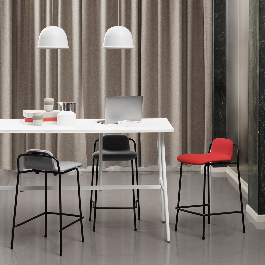 Normann Copenhagen Studio Counter Stool - Fully Upholstered