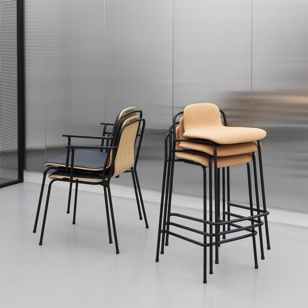 Normann Copenhagen Studio Counter Stool - Fully Upholstered