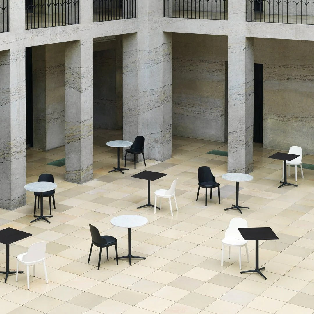Normann Copenhagen Allez Square Cafe Table - 3 Legs Wood