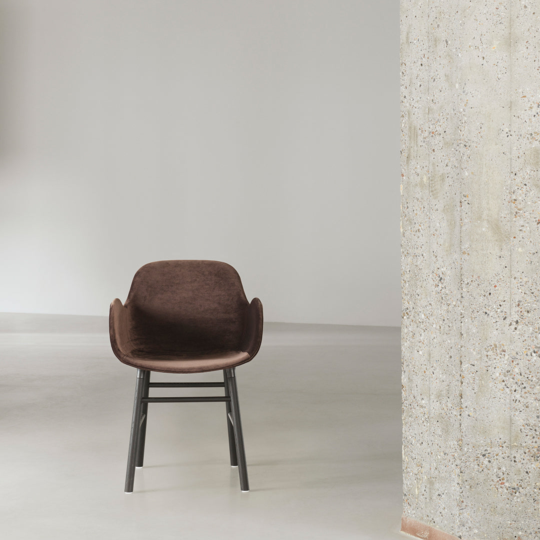 Normann Copenhagen Form Armchair - Wood Legs - Upholstered