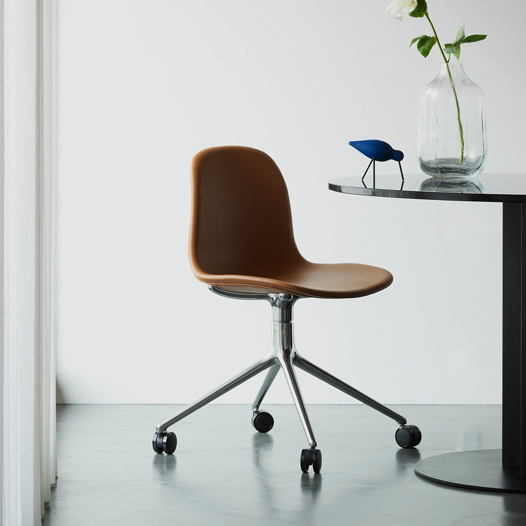 Normann Copenhagen Form Chair - 4W Swivel Base - Upholstered