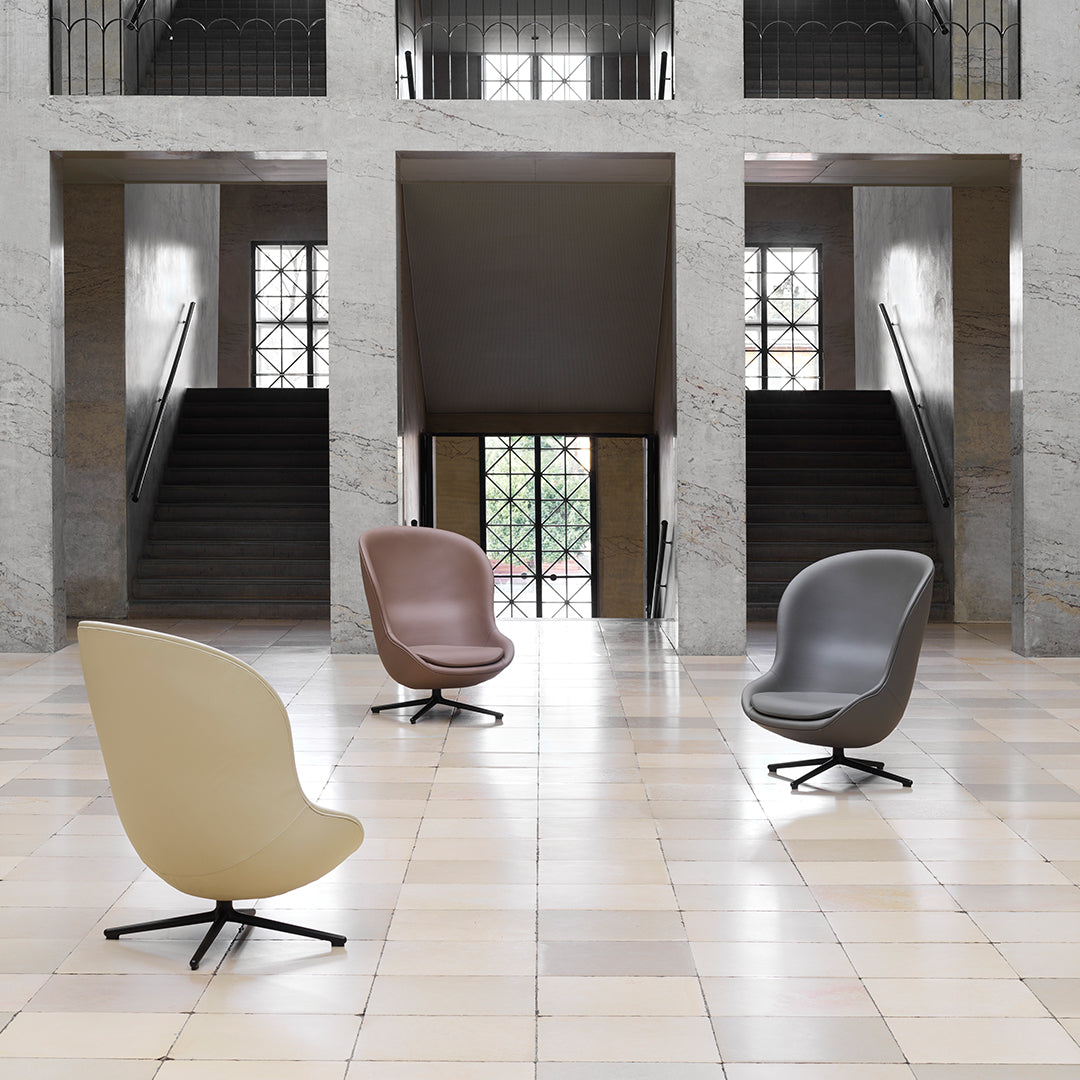 Normann Copenhagen Hyg Lounge Chair High - Swivel Base