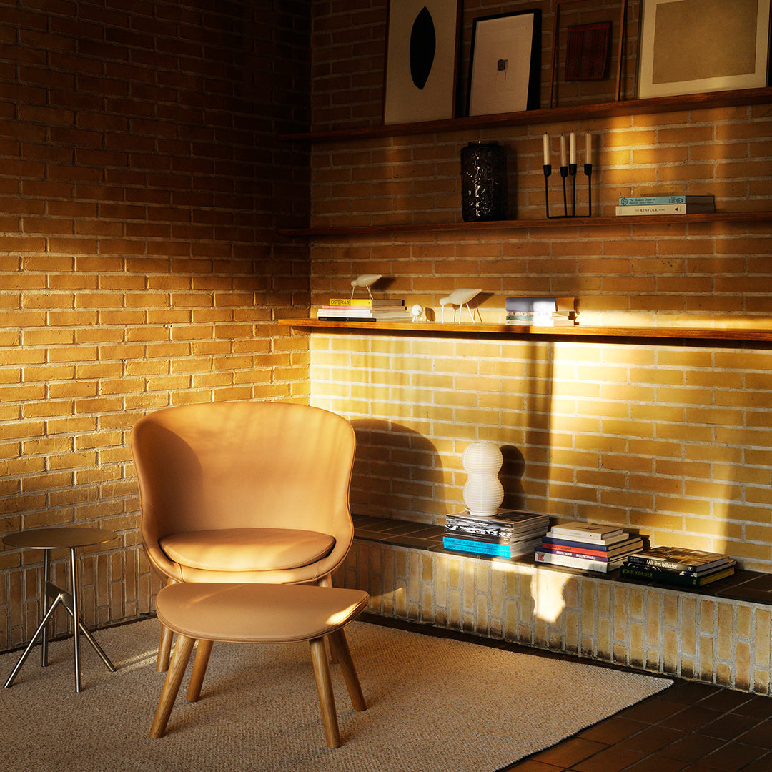 Normann Copenhagen Hyg Lounge Chair Low - 4 Legs