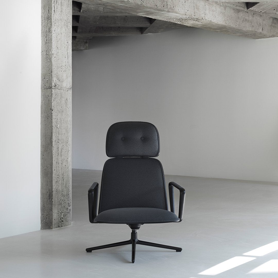 Normann Copenhagen Pad Lounge Chair - High w/ Tilt, Swivel Base