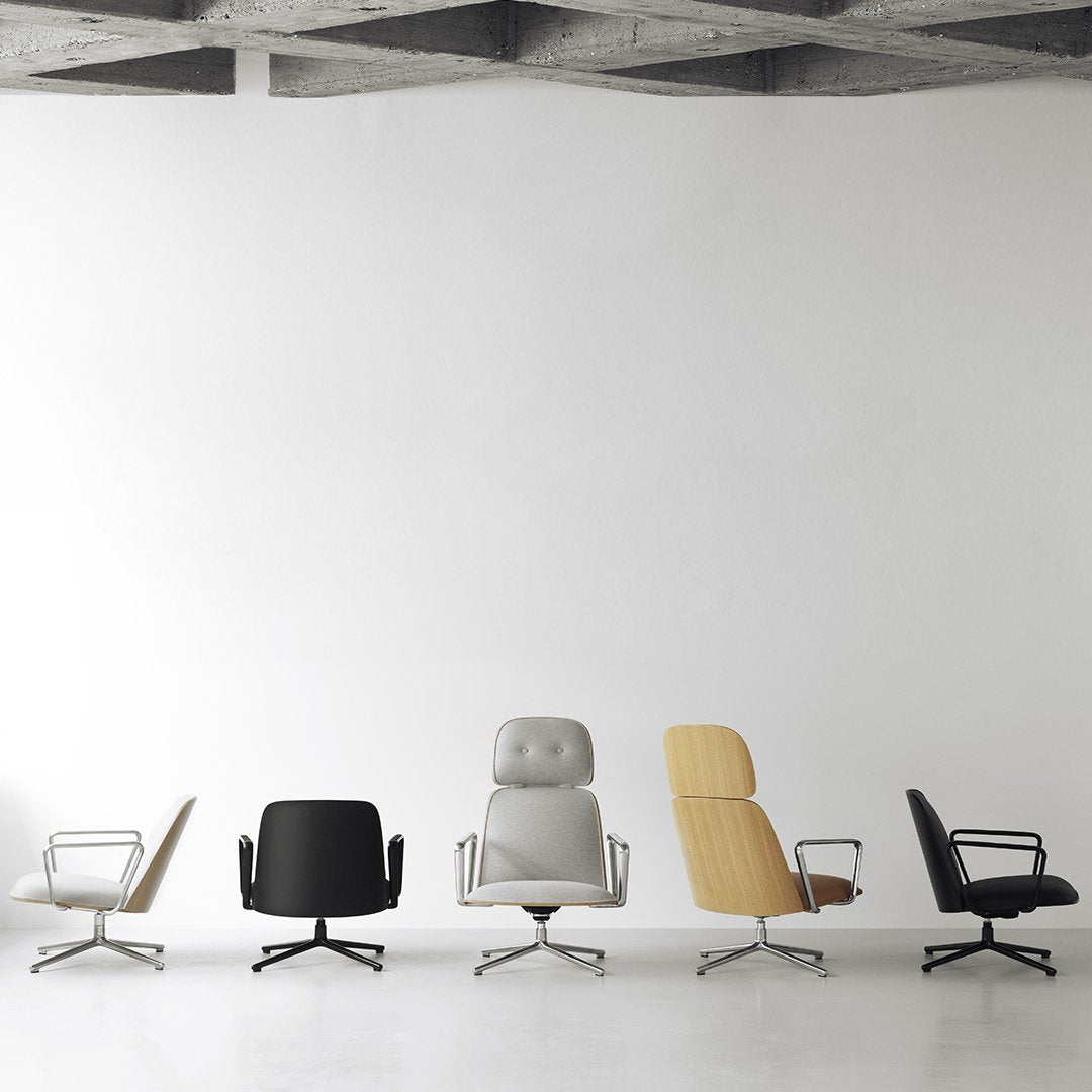 Normann Copenhagen Pad Lounge Chair - High, Swivel Base