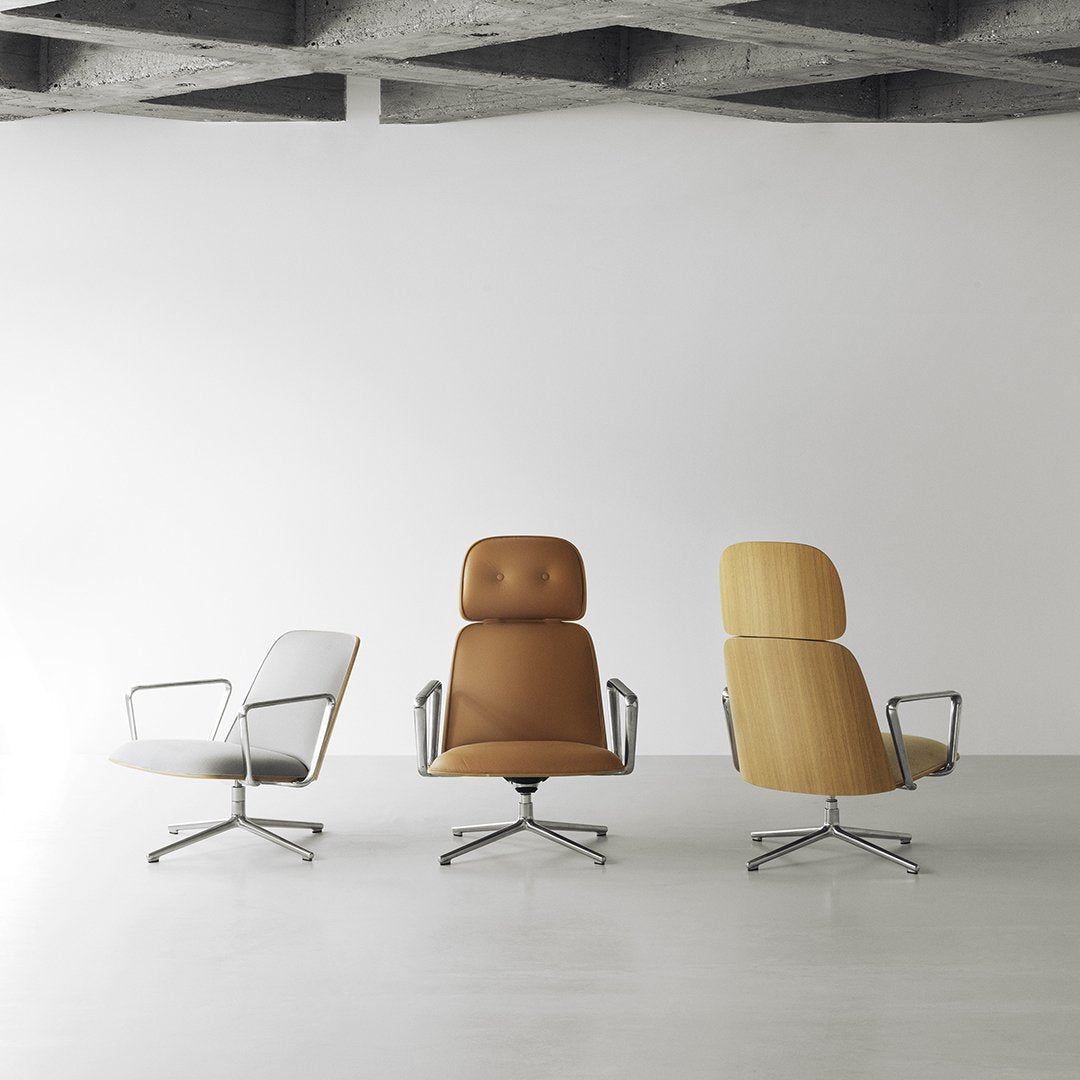 Normann Copenhagen Pad Lounge Chair - High w/ Tilt, Swivel Base