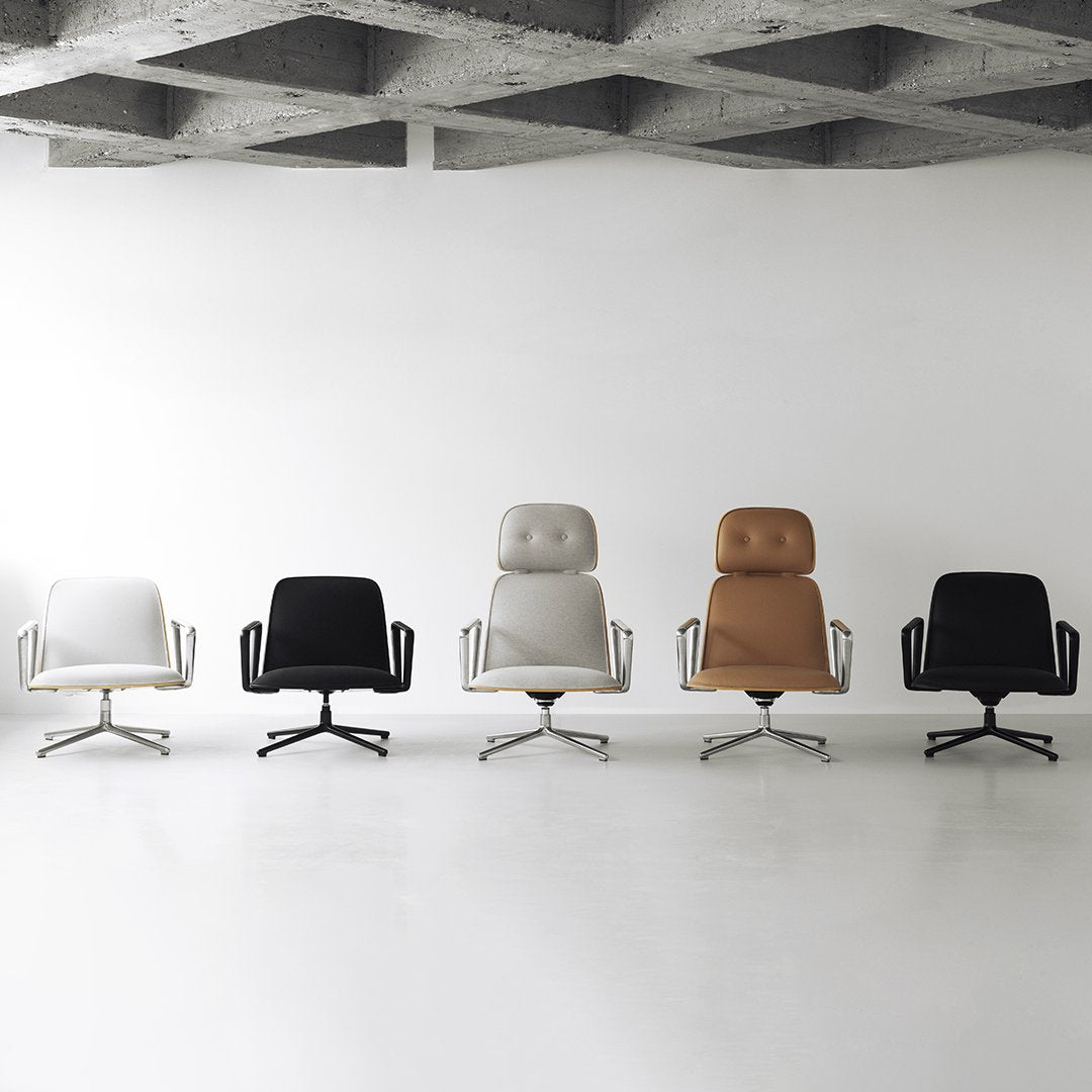 Normann Copenhagen Pad Lounge Chair - High, Swivel Base