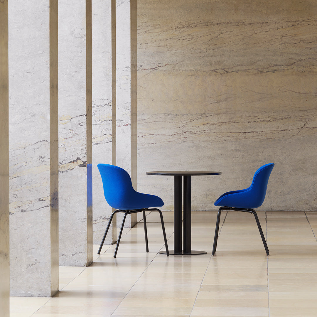Normann Copenhagen Hyg Side Chair - Steel 4-Leg, Upholstered