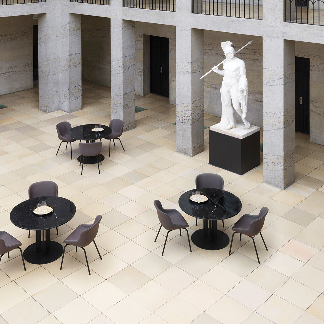 Normann Copenhagen Hyg Side Chair - Steel 4-Leg, Upholstered