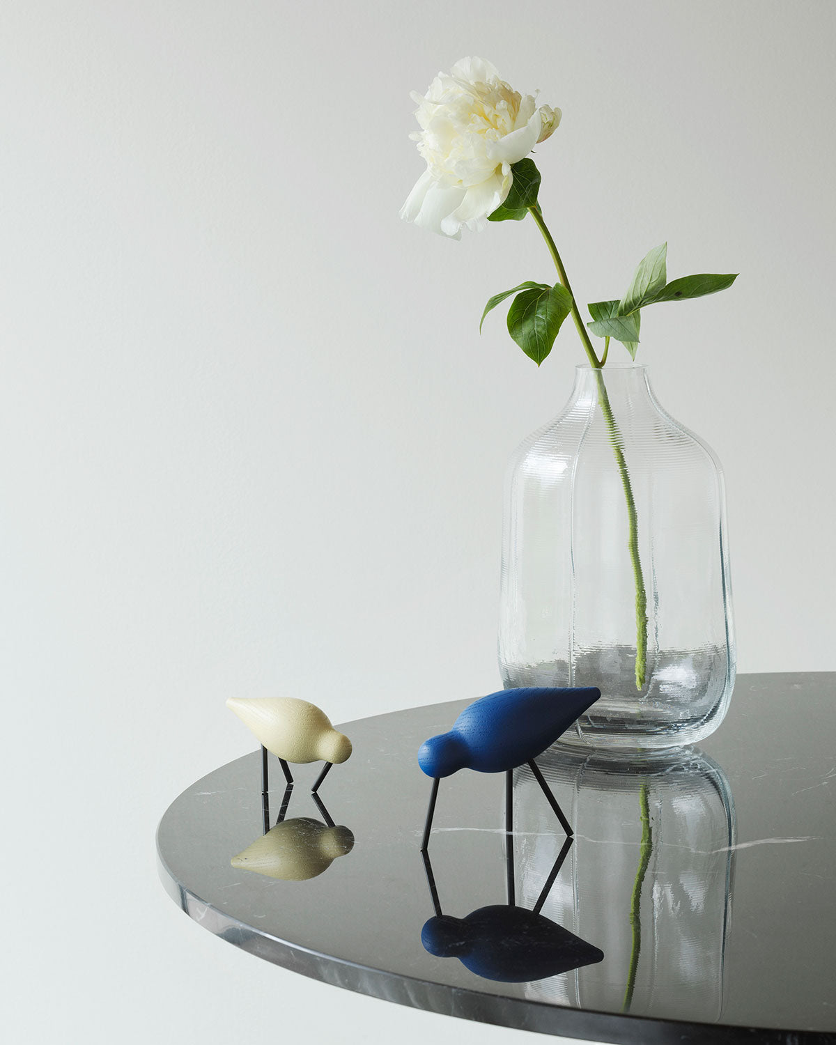 Normann Copenhagen Shorebird - Coloured with Black Legs