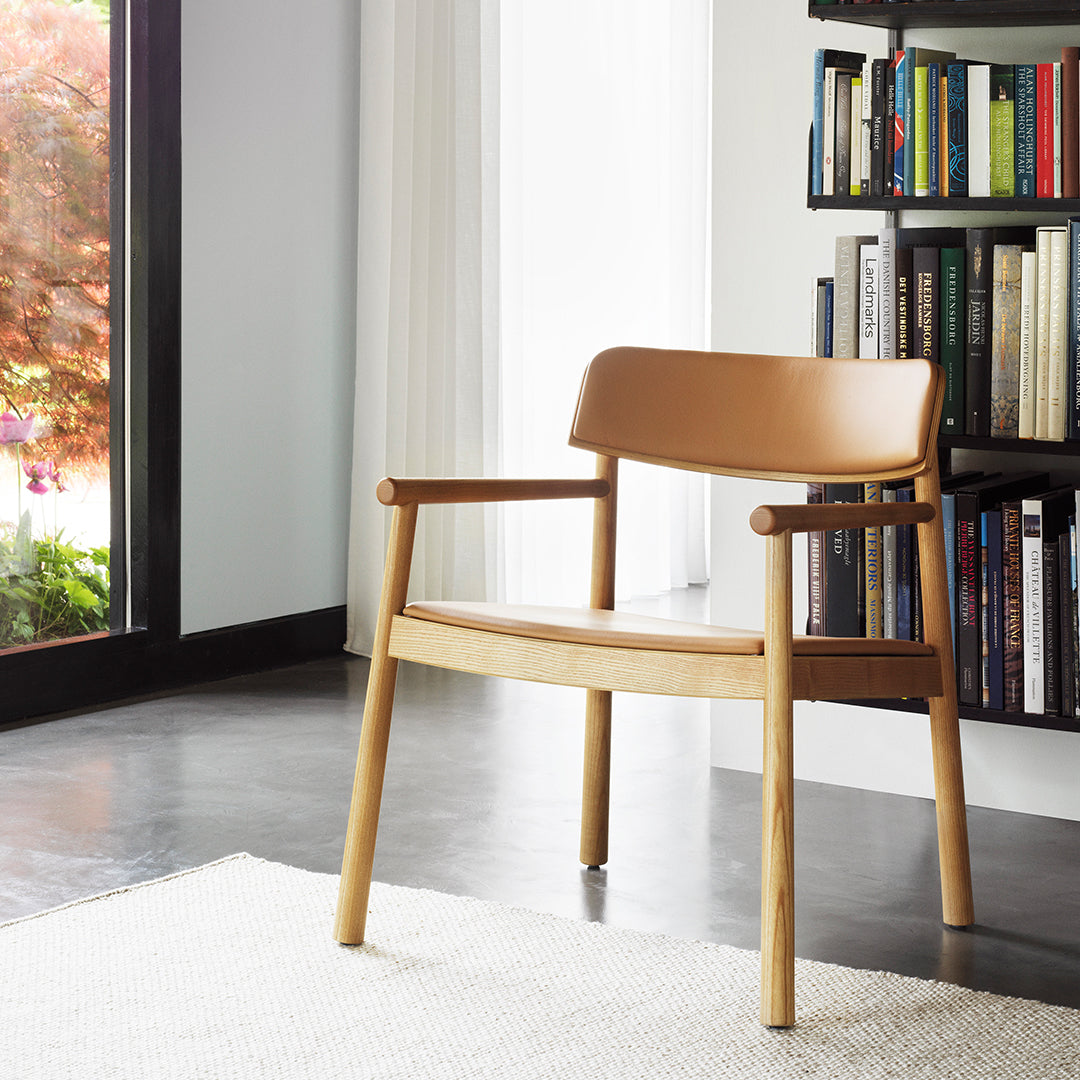 Normann Copenhagen Timb Lounge Armchair - Front Upholstered