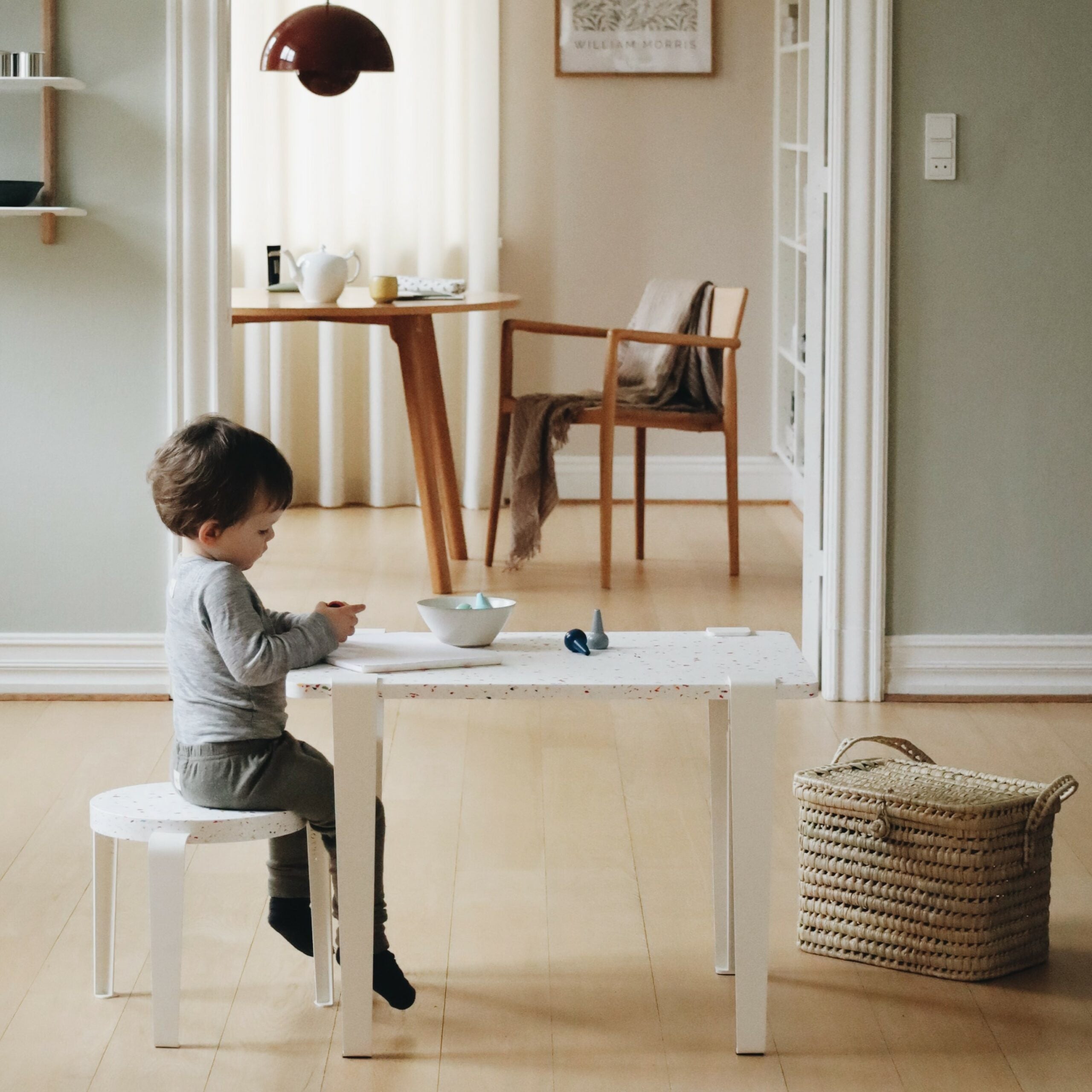 TIPTOE kids desk 70x50cm - recycled plastic Tutti Frutti