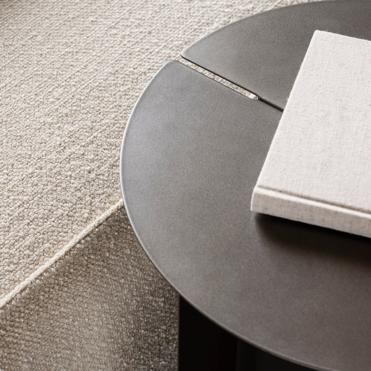 Blomus Oru Modern Side Table - Stainless Steel - Japanese Inspired